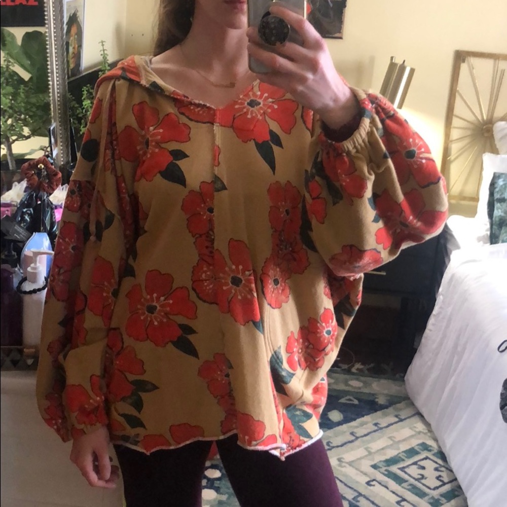 Free People Oversized Hoodie S